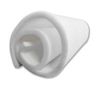 Panini Tessuti, Plaques de mousse en polyuréthane expansé facile à couper pour rembourrage, remède D21 découpe de 60 x 130 x 2 cm blanc de haute qualité Made in Italy