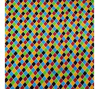 Panini Tessuti, Tissus Carnaval Arlequin Petit Vendu au demi-mètre, 1 quantité = 50 cm; 2 qté = 100 cm Vêtements, déguisements, vêtements de fête masquée, fête, costumes, cosplay