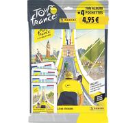 Panini Tour DE France 2025 Album + 4 Pochettes, Jaune