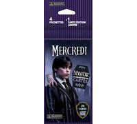 Panini Wednesday Trading Cards - Mystere Blister 4 Pochettes + 1 Carte édition limitée