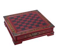 panjin 32Pcs / Set Table en Bois D'éChecs Chinois en éChecs RéSine Vintage Collectibles Cadeau Chessman No？L Anniversaire Cadeaux Premium de SociéTé de Divertissement