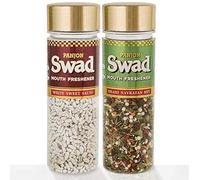 Panjon Swad Mouth Freshener Combo, White Sweet Saunf 110g and Shahi Navratan Mix, 100g