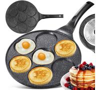 Pankake et poêle aux œufs avec un revêtement en céramique pour la cuisinière à induction