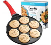 Panke et poêle aux œufs 26 cm avec un animal avec revêtement