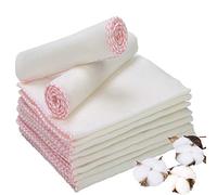 Panlom Chiffons de nettoyage pour le visage en mousseline de coton doux