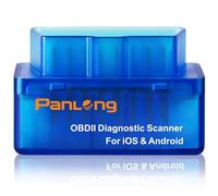 Panlong Scanner OBD2 Bluetooth pour iPhone iOS Android OBDII Outil de diagnostic de voiture Lecteur de code d'erreur moteur
