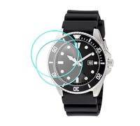 Panlouting 2 Pack | Protection d'écran Verre Trempé 9H HD 0,3mm Résistante aux Rayures compatible avec Montre Casio MDV106-1A