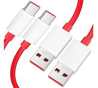 Panlouting 2 Pack | USB Câbles de Charge vers USB-C 65W 80W pour OnePlus 12 Open 11 10 8 7T Pro 7 6T 5T | Pour Warp Charging et SuperVOOC | 2 Mètres | Synchronisation des Données et Charge Rapide