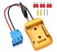 Panlouting Adaptateur Convertisseur de Batterie Power Wheel pour Dewalt 20V avec Connecteur Faisceau de Câbles Compatible Véhicule Électrique pour Enfants Peg-Perego Fil | 12AWG avec Fusible 40A