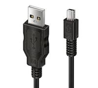 Panlouting Remplacement Câble de Données USB CB-USB1 compatible Olympus Camedia 2112-DP C-1 C-1 Zoom C-2 C-200 C-211 C-700 UltraZoom Cordon Appareil Photo CBUSB1