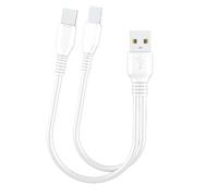 Panlouting Remplacement Chargeur USB Câble de Charge 100cm avec Connecteurs Double USB-C compatible avec Momcozy Tire-Lait pour Bébé M5 M6 M9 S9 Pro S12 Pro