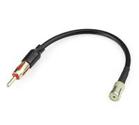 Panlouting Universel Antenne pour Autoradio ISO vers DIN Adaptateur Cable pour Volkswagen, VW, Skoda, Radio, Récepteur CD | 30cm