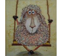 Panna Beads Kit de couture Polly The Sheep 20x22cm
