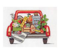 PANNA Embroidery Kit de Point de Croix, Multicolore, 27x20cm