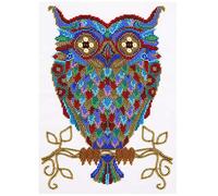 PANNA Kit à broder Perlé (HIBOU)