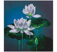 PANNA Kit de broderie perle Lotus blanc BN-5004