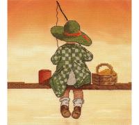 Panna Kit de point de croix "Pêche" 16,5x15cm, motif à compter