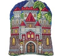 Panna Kit point de croix coussin "Mon château" 35x46cm, motif à compter