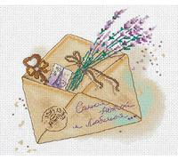 PANNA Kit point de croix : lettre lavande. | embroidery by Marussia