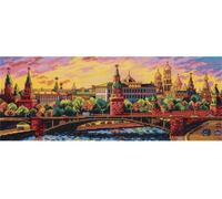 Panna Kit point de croix "Moscou" 36.5x14cm, modèle à compter