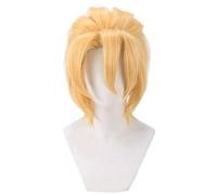 Pannacotta Fugo Costume de cosplay avec découpes Vert | Pannacotta Fugo Ensemble veste et pantalon, perruque blonde, costume d'anime pour Halloween, carnaval