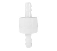 Panne à contre-disque en ligne 6 mm Air de gaz à carburant durable Air de gaz à sens unique Plastique en plastique blanc Pression d'ouverture compatible