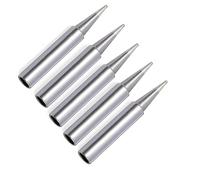 Panne à Souder, 5 Pièces 900M-T-B Pointe de Fer à Souder de Remplacement, Pointes de Soudure Alliages Plaqué Nickel, Applicable pour Hakko,Station de Reprise de Soudure Conseils Soudage Outil