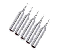 Panne à Souder, 5 Pièces 900M-T-I Pointe de Fer à Souder de Remplacement, Pointes de Soudure Alliages Plaqué Nickel, Applicable pour Hakko,Station de Reprise de Soudure Conseils Soudage Outil