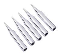Panne à Souder, 5 Pièces Pointe de Fer à Souder de Remplacement, Pointes de Soudure Alliages Plaqué Nickel, Applicable pour Hakko,Station de Reprise de Soudure Conseils Soudage Outil (900M-T-1.2D)