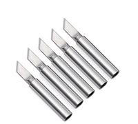 Panne à Souder, 5 Pièces Pointe de Fer à Souder de Remplacement, Pointes de Soudure Alliages Plaqué Nickel, Applicable pour Hakko,Station de Reprise de Soudure Conseils Soudage Outil (900M-T-K)