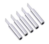 Panne à Souder, 5 Pièces Pointe de Fer à Souder de Remplacement, Pointes de Soudure Alliages Plaqué Nickel, Applicable pour Hakko,Station de Reprise de Soudure Conseils Soudage Outil (900M-T-SK)