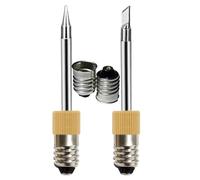 Panne à souder, panne à visser, filetage M4, Parkside, remplacement - jeu de 2 pièces pointe de fer à souder sans plomb ensemble de pointes de fer à souder pointes de rechange accessoire de soudure