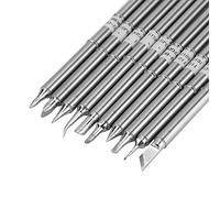 Panne de fer à souder, Panne de fer à souder Série T12 Panne de fer à souder Remplacement de l'outil de soudage pour station de reprise FX-951(10pcs)