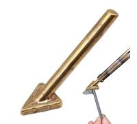 Panne de soudure en cuivre - Panne plate triangulaire de rechange pour fers à souder | chauffante électrique pour la réparation de pare-chocs automobiles et le soudage | Accessoire d'outil à poi