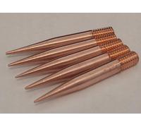 Panne Fer à Souder - Lot de 5 Pointes en Cuivre Pur 99,99% - Filetage M4 - Forme Précise - Sans revêtement - Compatibles avec Parkside, LUX, ZD, Niteo - Extra Durables