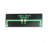 Panneau 0.2W 2V Compact pour Ventilateurs Panneau 0.2W 2V Compact(1pack) | Polysilicium haute efficacité 19%, sortie stable 0.2W 2V, pour idéal bricolage électronique, taille compacte