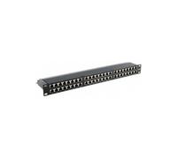 Panneau 19" equipe 48P 1U cat 5e stp