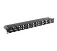 Panneau 19" equipe 48P 1U cat 5e stp