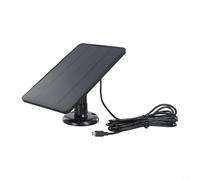 Panneau 4W pour Caméra pour blink avec Câble Panneau 4W pour(B black)