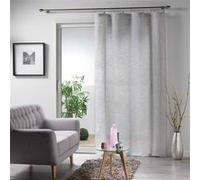 Panneau a anneaux 140 x 240 cm voile tisse milza Gris Gris G