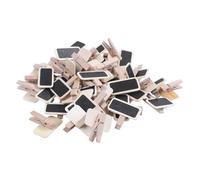 Panneau À Clip Rectangulaire En Bois, Mini Tableau Noir Pour Messages, Carte Mémo, Étiquette De Marque, Prix, Table De Numéros