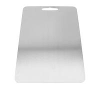 Panneau à dér en métal, hachage épaissi pour les légumes Fruits pâte à pain, cuisine non absorbante, cuisson sans couture, planche de préparation de nourriture lourde (29 * 20cm)