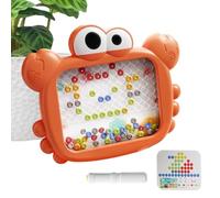 Panneau à dessin magnétique - 6.22x6.22 pouces jouet tablette pour les activités d'apprentissage des, coussin de jeu de voyage éducatif préscolaire avec stylo, caisson doodle pour garçons Girl