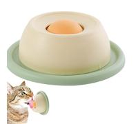 Panneau À Lécher pour Chats - Panneau À Lécher pour Animaux De Compagnie 12x12 Cm, Jouet d'alimentation Puzzle Anti-vomissements | Casse-tête Rotatif pour Chat, Jouet D'auto-Divertissement | Bol