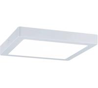 Paulmann Plafonnier LED Abia 70900 – 22W 230V carré 300x300 mm blanc mat 2700K 2000 lm