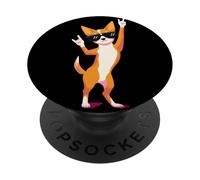 Panneau à Main avec Motif Chien Chihuahua Dansant PopSockets PopGrip Adhésif