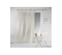 Panneau à oeillets - 140 x 240 cm - Effet lin Tisse haltona - Naturel