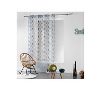 Douceur d'Intérieur Panneau à œillets PALPITO 1624725 Polyester Blanc 140 x 240 cm