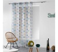 Douceur d'Intérieur Panneau à œillets PALPITO 1624725 Polyester Blanc 140 x 240 cm