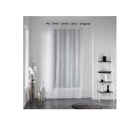 Panneau a oeillets 140 x 240 cm voile sable applique filiane Blanc